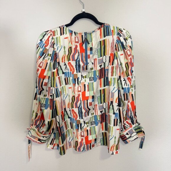 Crosby by Mollie Burch Logan Top, Bazaar Size Medium Color White - Picture 6 of 6